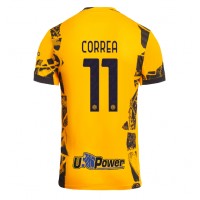 Inter Milan Joaquin Correa #11 Tredjedrakt 2024-25 Kortermet